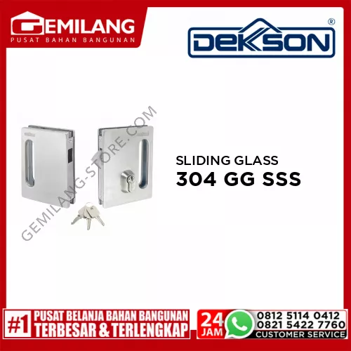 DEKKSON SLIDING GLASS LOCK SGL 7601 SUS 304 GG SSS