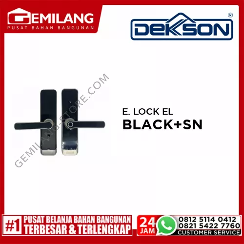 DEKKSON ELECTRONIC LOCK EL D21 BLACK + SN