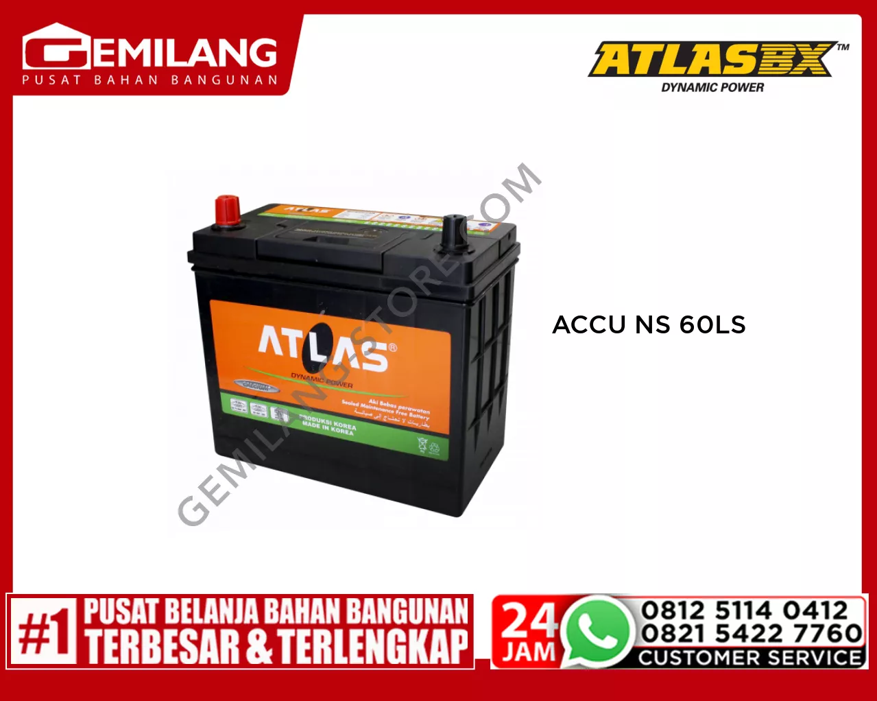 ATLAS ACCU NS 60LS
