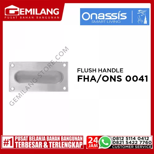 ONASSIS FLUSH HANDLE - FHA/ONS 0041