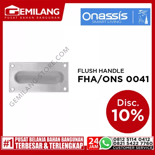 ONASSIS FLUSH HANDLE - FHA/ONS 0041