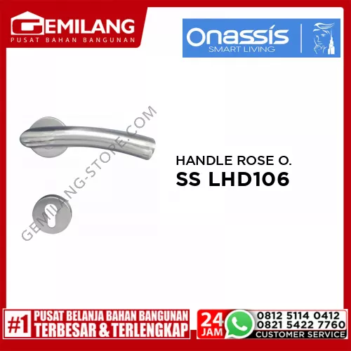 ONASSIS HANDLE ROSE ONLY STAINLESS LHD/ONS 106