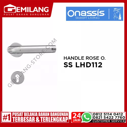 ONASSIS HANDLE ROSE ONLY STAINLESS LHD/ONS 112 PSS+SSS