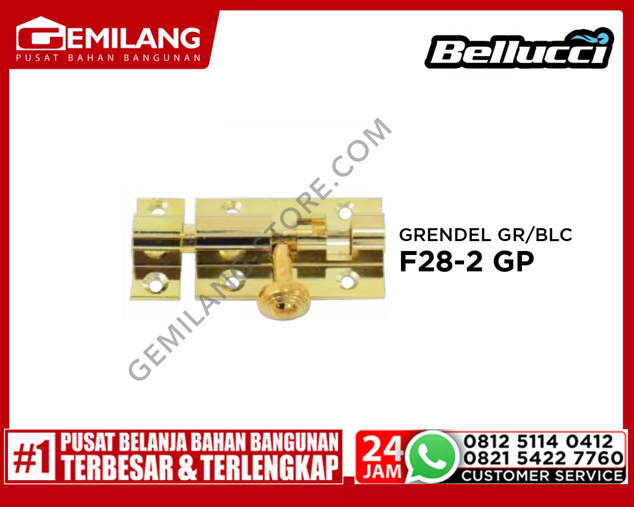 BELLUCCI GRENDEL GR/BLC F28-2 GP