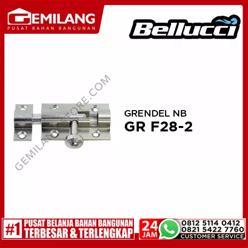 BELLUCCI GRENDEL GR/BLC F28-2 NB