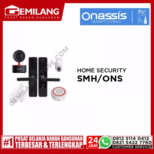 ONASSIS SMH/ONS HOME SECURITY - T6 PRO + CAM 359 + CAM 360 + SENSOR + DW SENS + SIRENE