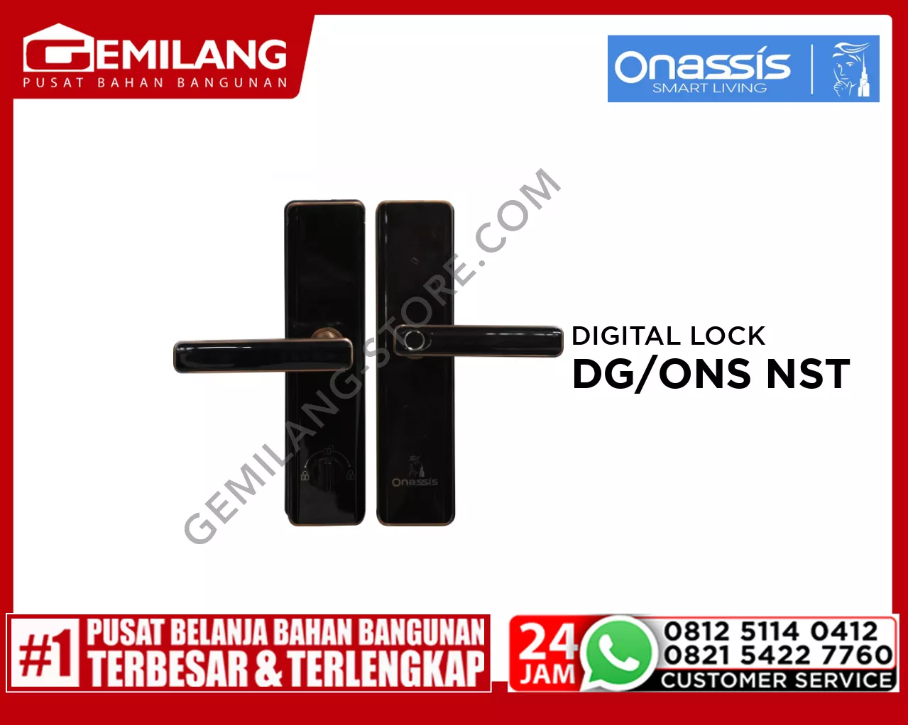 ONASSIS DIGITAL LOCK FOR WOODEN DOOR - DG/ONS NESTA PRO