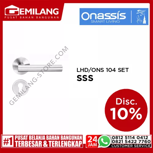 ONASSIS LHD/ONS 104 SET - LHD/ONS 104 + BD/ONS 8811-40 SS-LW + CY/ONS 60MM COMP
