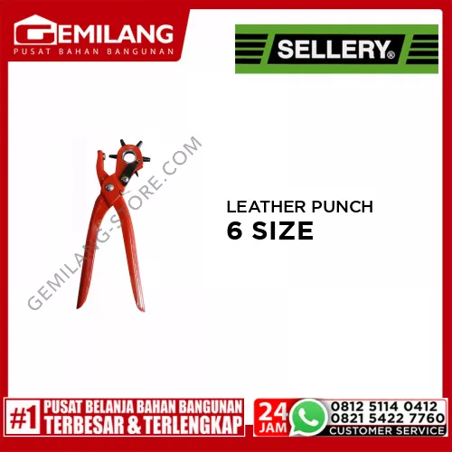 SELLERY LEATHER PUNCH 6 SIZE (92-881)