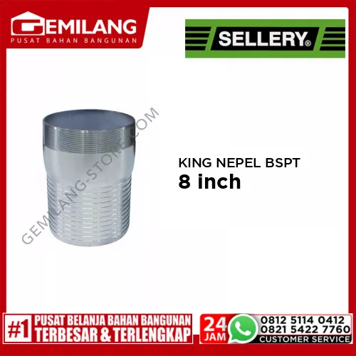 SELLERY KING NEPEL BSPT 8inch