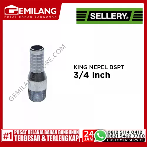 SELLERY KING NEPEL BSPT 3/4inch