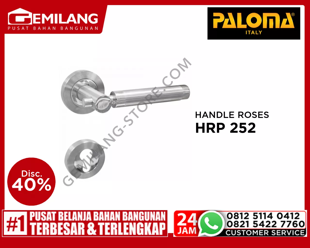 PALOMA HANDLE ROSES LHS MOSCA SS HRP 252