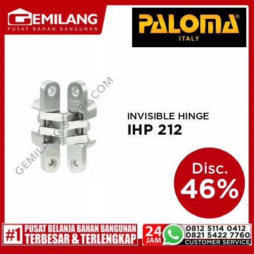 PALOMA INVISIBLE HINGE P50 - SSS IHP 212