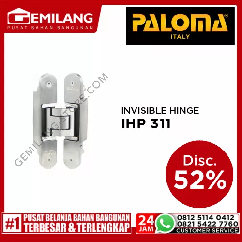 PALOMA INVISIBLE HINGE P100 - SSS IHP 311