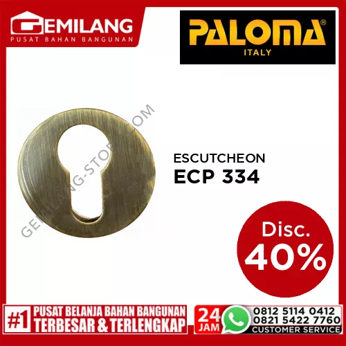 PALOMA ESCUTCHEON DELUXE 004 (SMALL) AB ECP 334