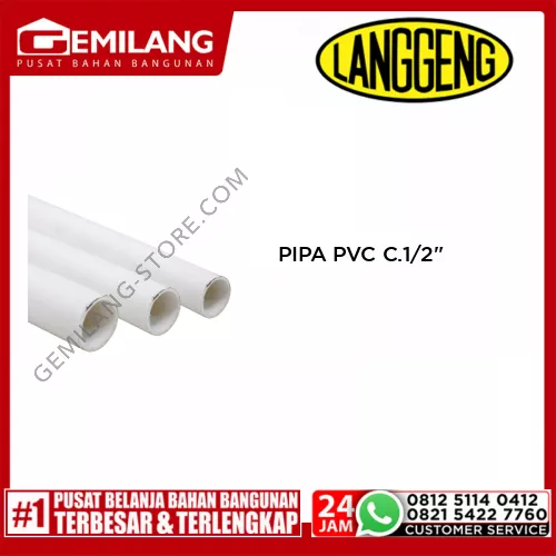 LANGGENG PIPA PVC CONDUIT 1/2inch