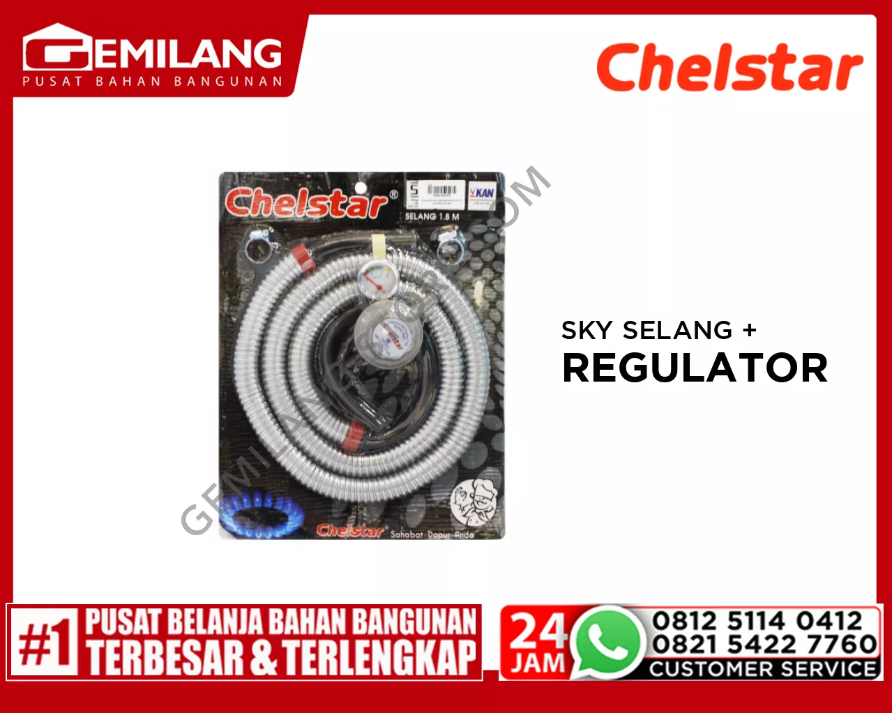 CHELSTAR SKY SELANG + REGULATOR FLEXIBLE CR 58