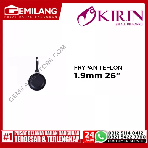 KIRIN NAFIRI FRYPAN TEFLON CLASSIC 1.9mm 26inch