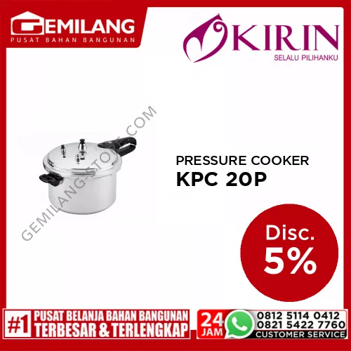 KIRIN PRESSURE COOKER KPC 20P/KPC 060