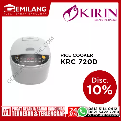 KIRIN RICE COOKER 2ltr KRC 720D