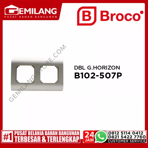 BROCO INTEGRA DOUBLE G.HORIZON B102-507P GOLD METALLIC