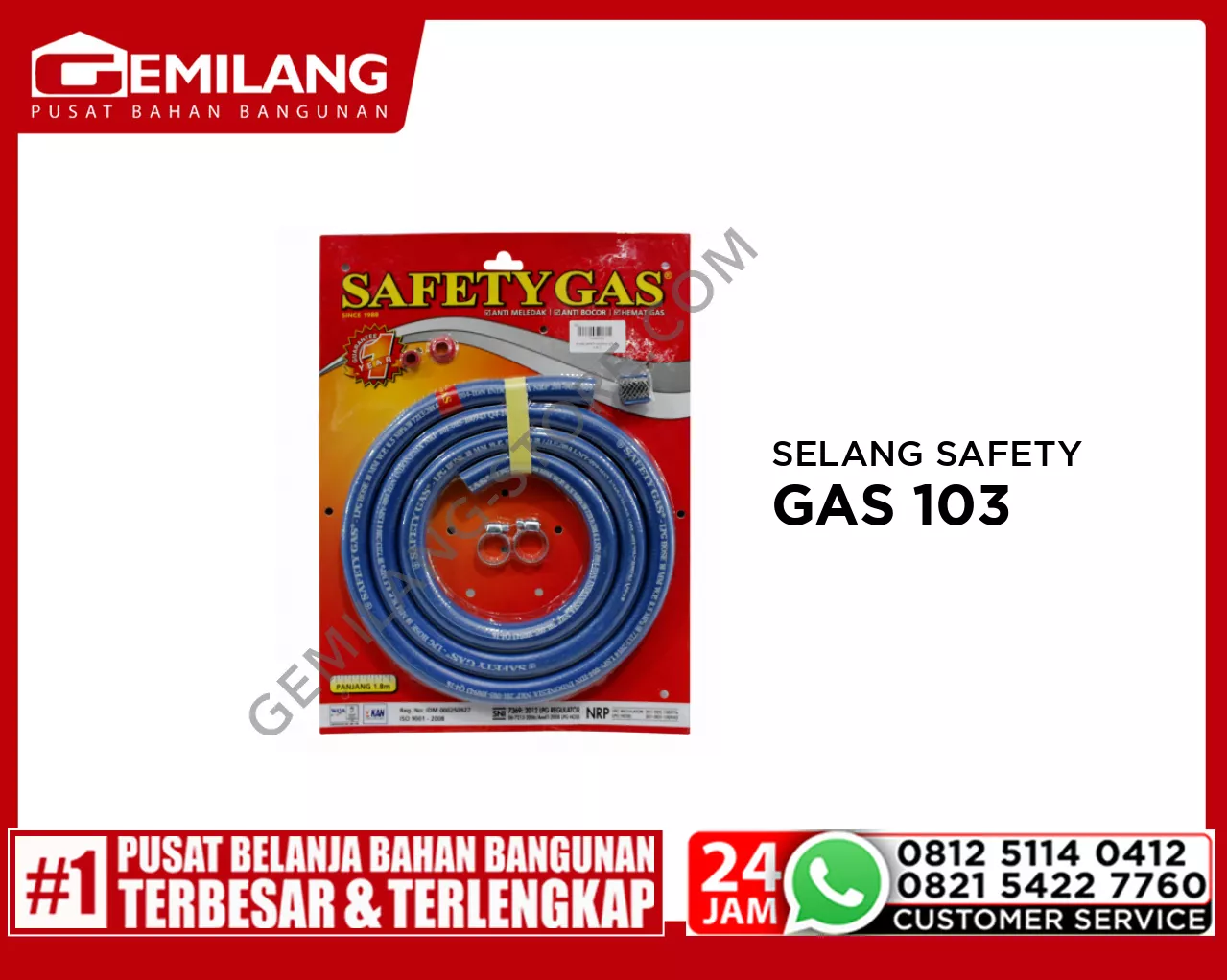IL SELANG SAFETY GAS BAJA 103 SBJ (1.6)