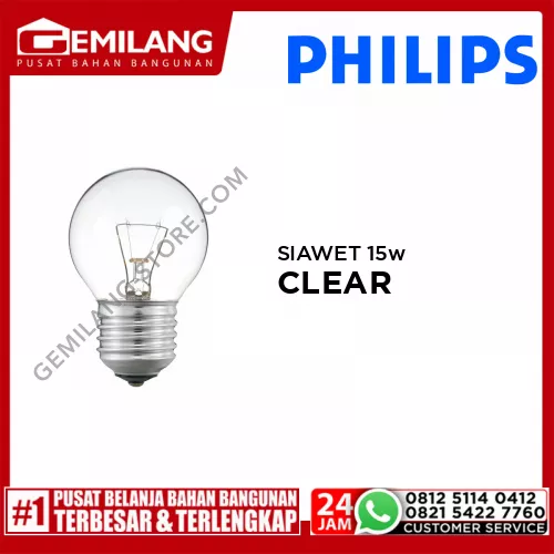 PHILIPS  SI AWET CLEAR 15w