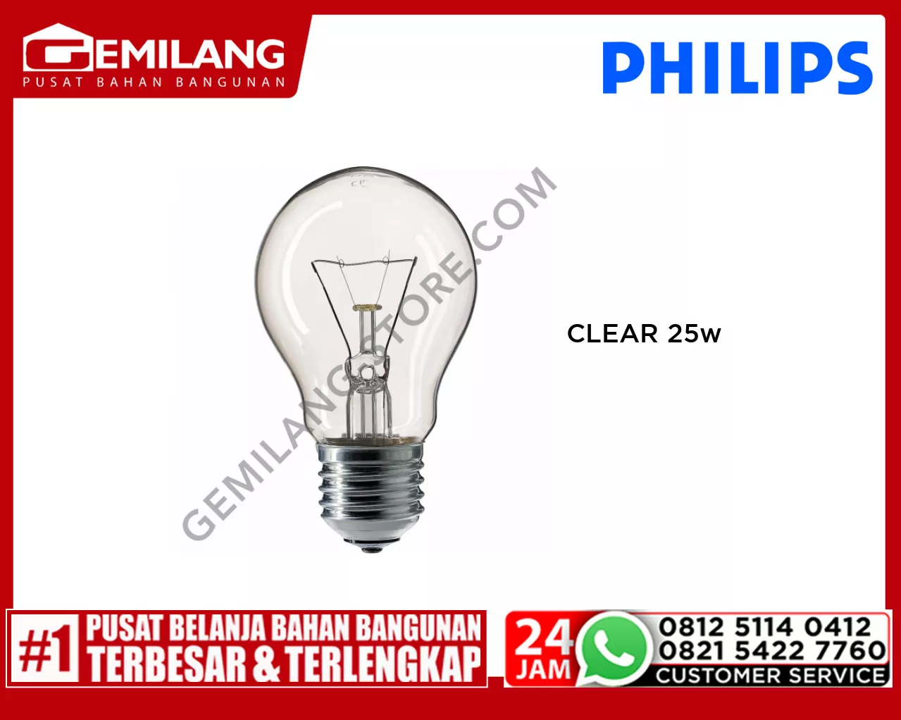 PHILIPS CLEAR 25w
