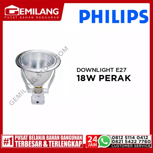 PHILIPS SMART CFL-I DOWNLIGHT FBS 115 C E27 MAX 18W (PERAK)