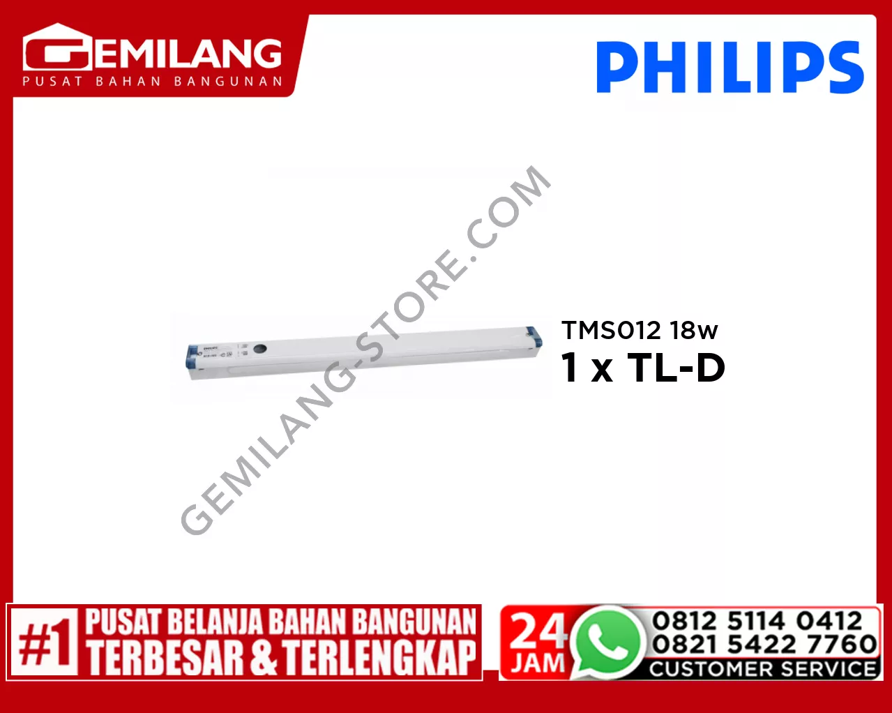 PHILIPS TMS012 1 x TL-D 18w