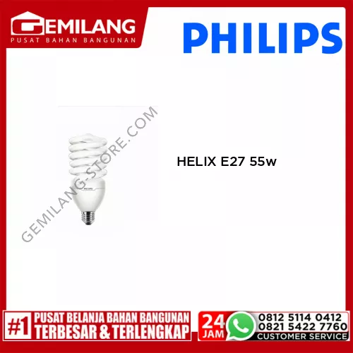 PHILIPS HELIX CDL E27 55w