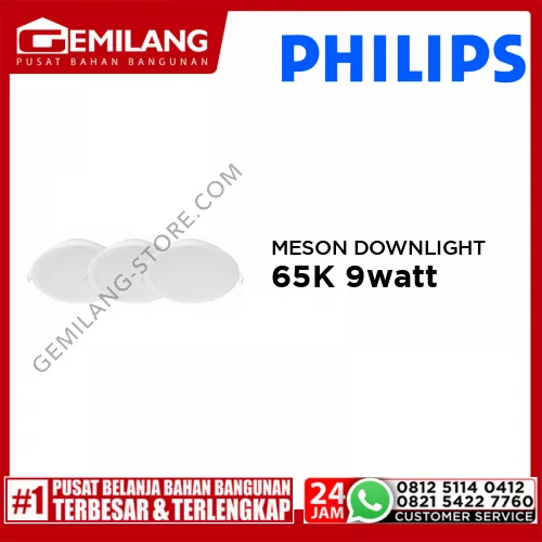 PHILIPS MESON DOWNLIGHT 59449 G2 105 RECESSED 65K (2+1) 9w