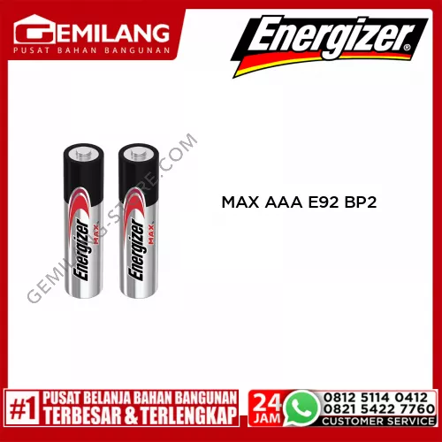 ENERGIZER MAX AAA (E92 BP-2)