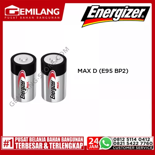 ENERGIZER MAX D (E95 BP-2)