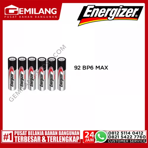 ENERGIZER 92 BP6 MAX (NEW)