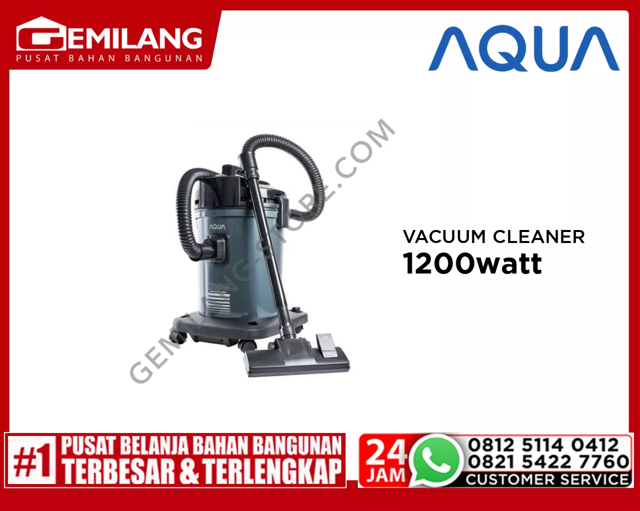 AQUA VACUUM CLEANER BAC-WDB120 1200w
