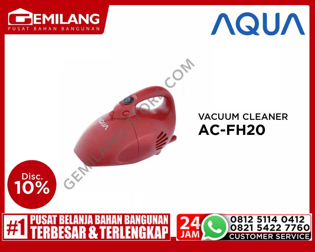 AQUA VACUUM CLEANER AC-FH20