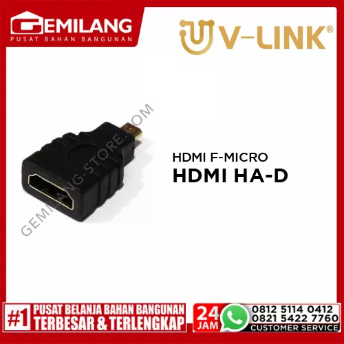 V-LINK CONVERTER HDMI FEMALE TO MICRO  HDMI VEGGIEG HA-D