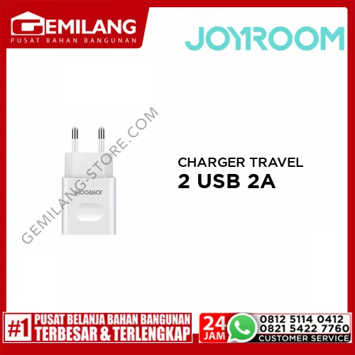 JOYROOM CHARGER TRAVEL 2 USB 2A L-L221