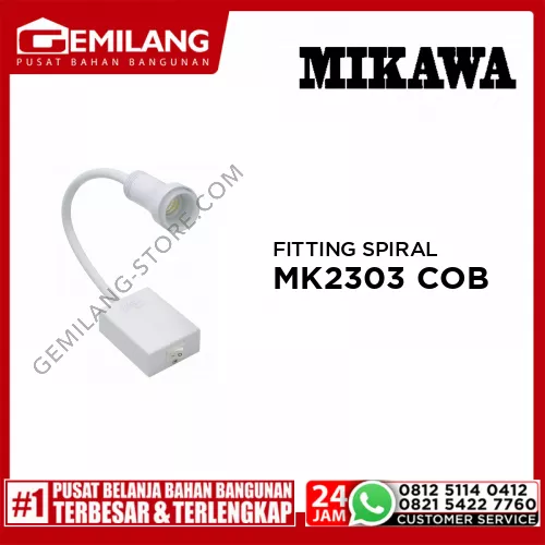 MIKAWA FITTING SPIRAL MK 2303 COB WHITE