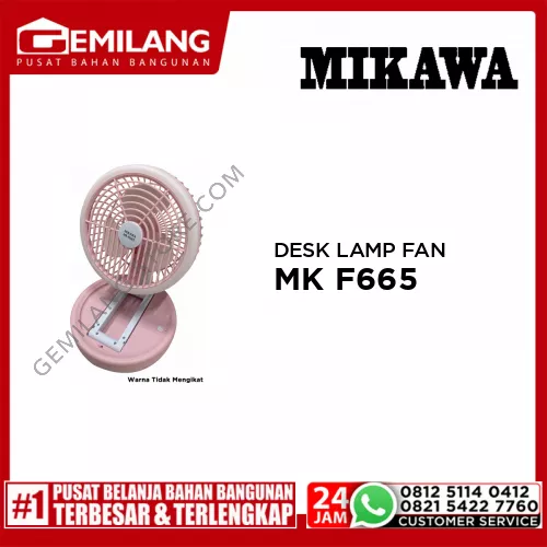 MIKAWA DESK LAMP FAN MK F665