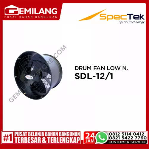 SPECTEK DRUM FAN LOW NOISE SDL-12/1