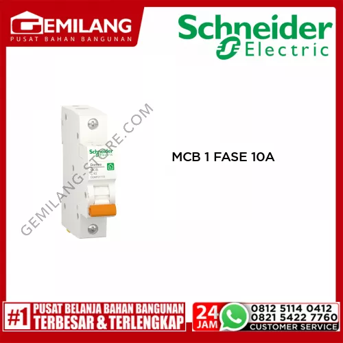 SCHNEIDER MCB 1 FASE 10A