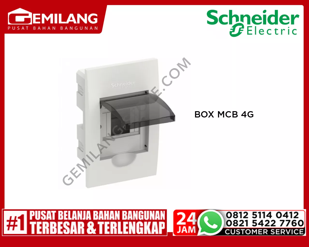 SCHNEIDER BOX MCB 4G