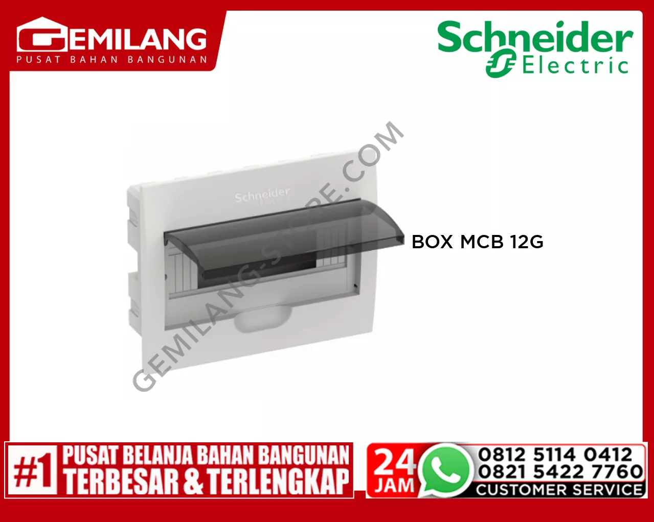 SCHNEIDER BOX MCB 12G