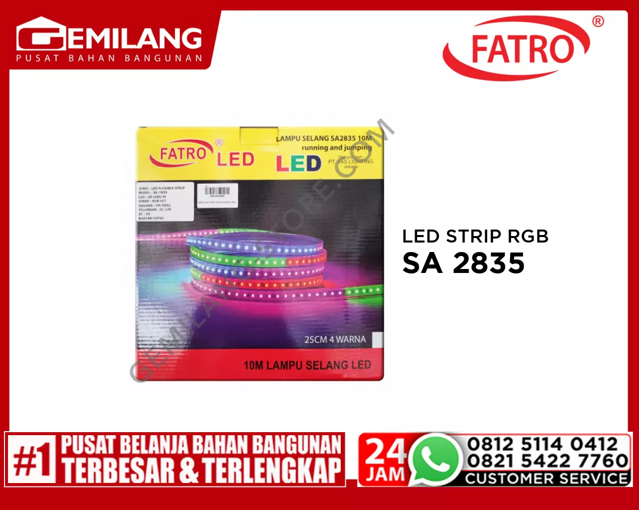 FATRO LED STRIP RGB SA 2835/220v