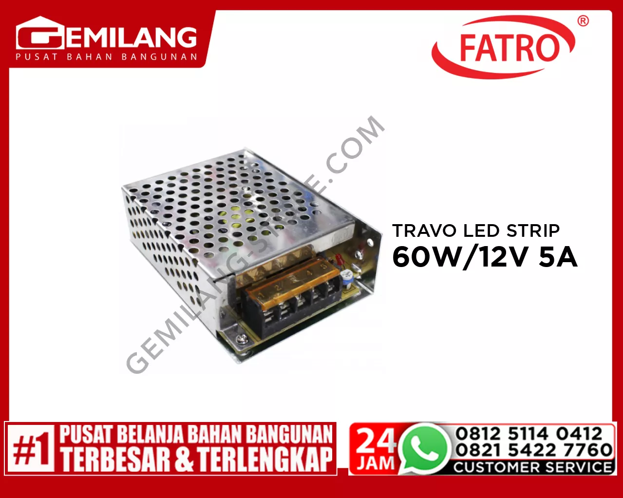 FATRO TRAVO LED STRIP 60W/12V 5A