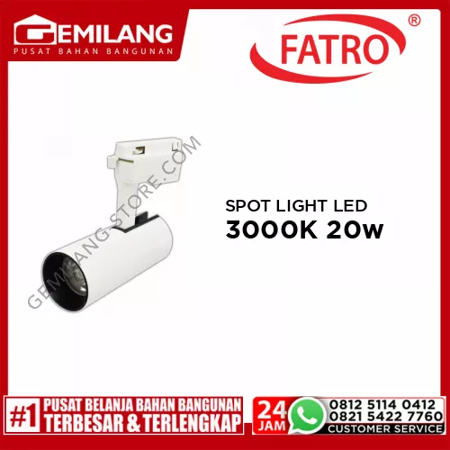 FATRO SPOT LIGHT LED COB X-B02 WH 3000K 20w