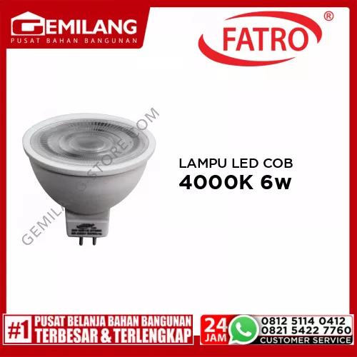 FATRO LAMPU LED COB MR16 4000K 6w
