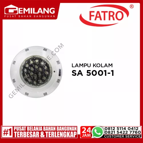 FATRO LAMPU KOLAM SA 5001-1 W.WH 18w/12v